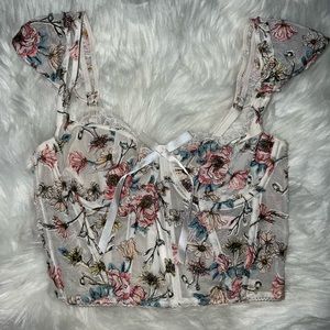 Victoria’s Secret floral corset top